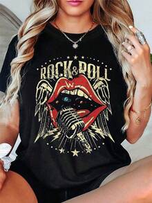 Women T-Shirts - Black - View 8