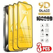 Bộ 3 miếng dán màn hình cường lực 9D độ phân giải cao, tương thích với iPhone 17 Pro Max, 17 Air, 17 Pro, 16 Pro Max, 16 Pro, 15 Pro Max, 15 Pro, 15 Plus, 15, 14 Pro Max, 14 Plus, 14 Pro, 14, 13 Pro Max, 13 Pro, 13, 12 Pro Max, 12 Pro, 12, 11 Pro Max, 11 Pro, 11, XS - Trong sáng - Xem 18