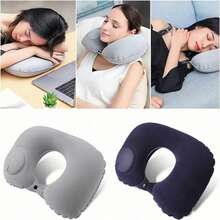 1 chiếc gối kê cổ du lịch bơm hơi, hỗ trợ thoải mái cho cổ và đầu nhờ cơ chế điều chỉnh áp lực, dễ dàng mang theo khi đi máy bay, ô tô, tàu hỏa - Món quà hoàn hảo cho người đi du lịch, cắm trại, leo núi, có 5 lựa chọn màu sắc. - Nhiều màu - Xem 7