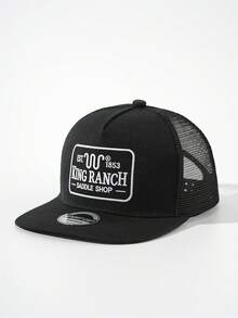 1pc Embroidered "KING RANCH" Mesh Baseball Cap, Adjustable Outdoor Sun Protection Casual Hat Suitable For Spring/Autumn Travel, Beach, Y2K Style,Festival,Holiday - Baseball Cap - View 15
