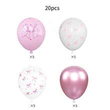 6/15/20/30pcs Cute Pink Bow Paper Gift Bags With Handles, Suitable For Girls' Birthdays, Baby Showers, Bridal Showers, Weddings, Bachelorette Parties, Engagements, Valentine's Day And Other Occasions, Can Be Used As Gift Packaging, Table Decoration, Party Supplies - Multicolor - View 21