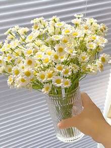 1/6pcs High-End Luxury Chamomile &amp; Daisy Artificial Flower Bouquet ...