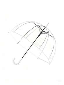 Transparent Bubble Dome Umbrella, Lightweight Design, Windproof Clear Umbrella - Transparent Arched Umbrella - View 4