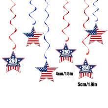 250th Anniversary Of US Independence Day Decorations, Suitable For Home, Party Background Decor - Multicolor - View 6