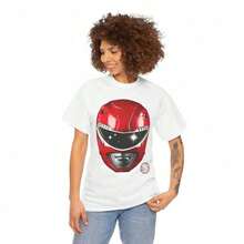 Camiseta de Power Ranger Roja - Blanco - Ver 3