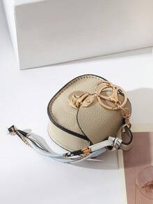 CHARM INFINITE New Coin Purse, Creative Keychain Small Bag, Korean Style Mini Cute Semi-Circle Wallet, Fashion Versatile Minimalist Luxury Windmill Key Handbag - Multicolor - View 8