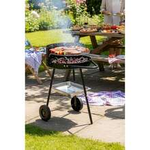 Inde ALGON | Barbacoas de Carbón con Parrilla Zincada, Modelos Redondos, Rectangulares y de Sobremesa en Varios Tamaños, Barbacoas Portátiles para Jardín, Terraza o Camping - Envío GRATIS ✅ Entrega 24/48h a España (península) - Ø41 cm - Ver 11