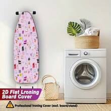 1pc 2D Ironing Board Cover – Easy-To-Clean, Dust-Proof Cover (Ironing Board Not Included). Features An Elastic Edge For Easy Installation, Fits Various Sizes, And Provides Excellent Protection For Your Ironing Board. - A - View 28