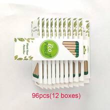 8 chiếc bút chì than gỗ không gọt, có thể trồng được, thích hợp làm quà tặng cho giáo viên và học sinh. - Tròn - Xem 13
