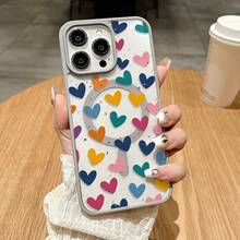 Free Shipping, Local Delivery In Mexico. Delivery In 4 Days To Phonecase: AVibrantHeartGraffitiDesignThatFitsEliPhone16Pro15Plus,Y14ProfessionalMaxMagneticPhoneCases,CompatiblewithWirelessChargingforAppleDevices,IncludingEliPhone11,12ProAnd13ProAsGoodAsA SimpleProtector. - 灰色 - 查看 10