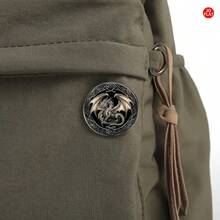 2D Flat Design 1pc Dragon Pattern Brooch, Creative Lapel Pin Unique Clothing Accessory, Suitable For Backpacks, Clothes, Collars And Hats, Multifunctional Fashion Accessory, Adds Ceremonial Feeling To Every Moment, Suitable For Christmas, New Year, Birthday And Special Occasions, 2D Flat Design - A - View 6