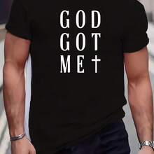 Printed T-Shirt For Men And Women - Black - View 1