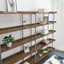 Giấy dán tường giả vân gỗ cổ điển, kích thước 40cm*100/300/500cm, chất liệu tự nhiên, chống thấm nước, có thể tháo rời, thích hợp cho việc trang trí nhà cửa. - màu nâu - Xem 9
