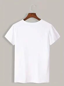 Modern, Casual Women's T-Shirt, Perfect For Parties And Lounging At Home. 100% Cotton, Relaxed Fit. Cute T-Shirt With A Leopard Print And The Phrase "Mom Life". 100% Cotton, Crew Neck, Slightly Stretchy, Short Sleeves, Knit Fabric, Suitable For All Seasons. 100% Cotton. - 白色 - 查看 3