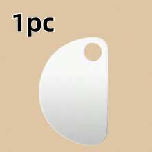 1pc Acrylic Portable Foundation Mixing Palette, Makeup Artist Cosmetic Blending Tray - White - View 9