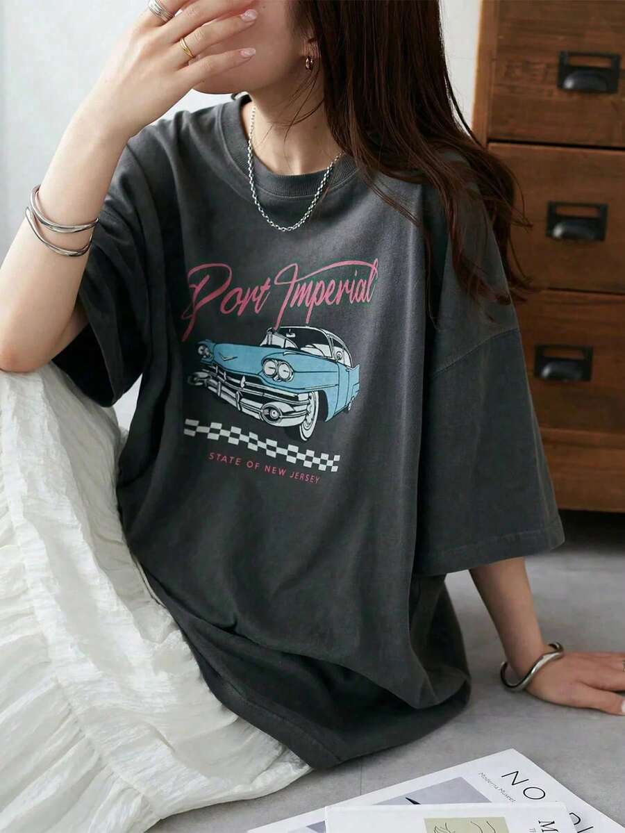 Women T-Shirts - Dark Grey - View 1