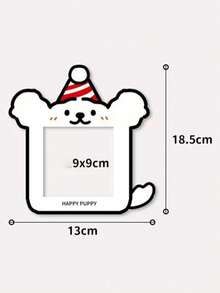 1pc Cute Puppy Switch Sticker, Home Use, Outlet Frame Cover, Creative, Switch Protective Cover, Felt Decor, Wall Sticker Self-Adhesive - A - View 9