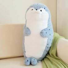 Nuevo juguete de peluche con sello, almohada suave, peluche realista, vida marina, nutria marina, muñeca suave, cojín con sello de simulación, regalo de cumpleaños y Navidad - Puesto marrón - Ver 3