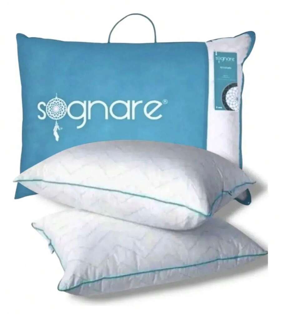 SOÑARE PACK 2 ALMOHADAS ESTANDAR ZIGZAG FUSION - Blanco - Ver 1