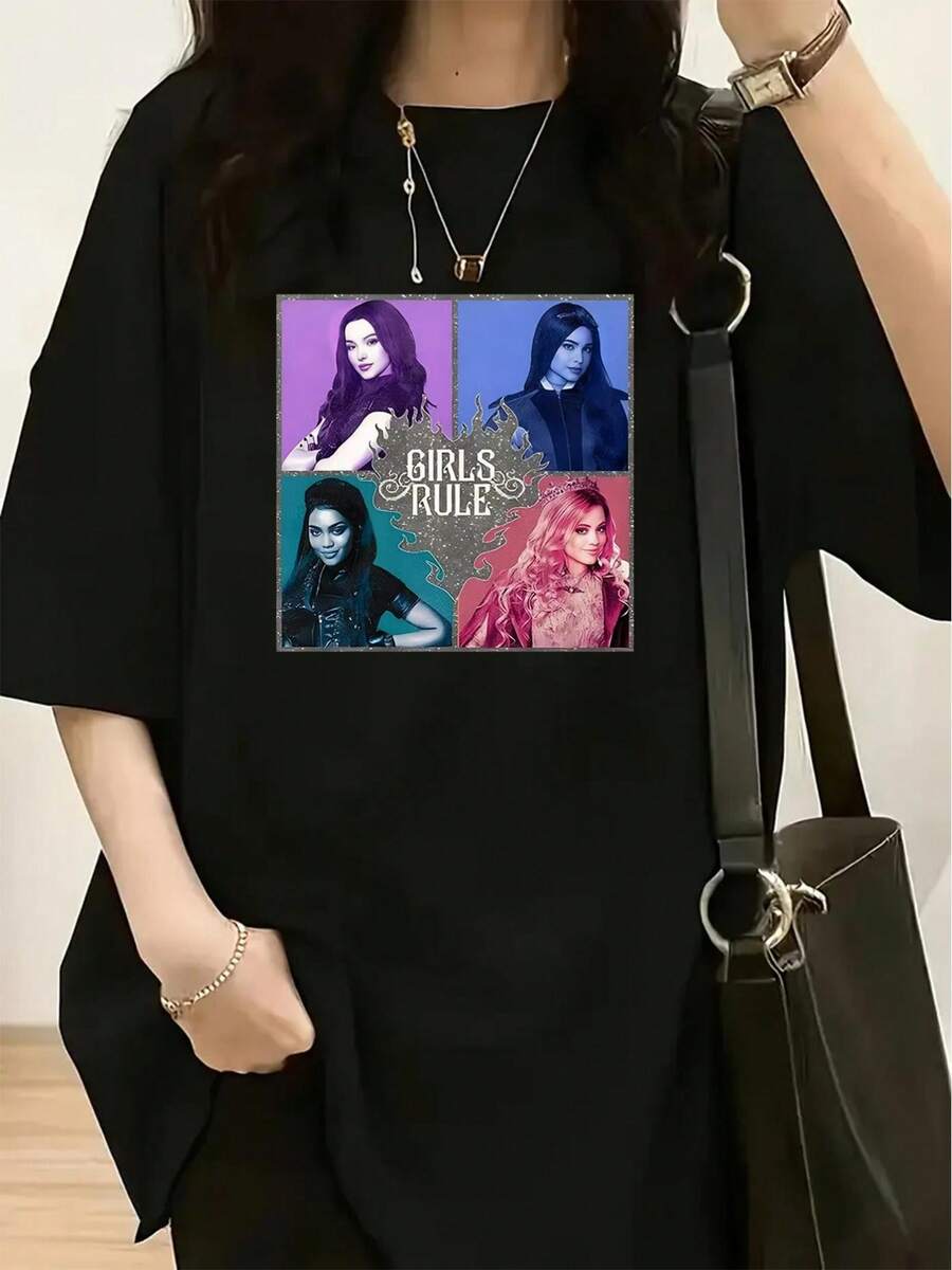 Women T-Shirts - Black - View 1