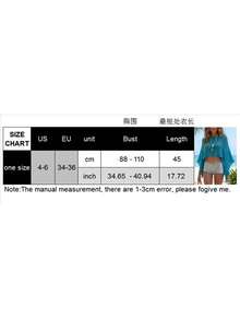 Boho Womens Sheer Crochet Knit Cover Up, Asymmetric Flowy Long Sleeve Cropped Beach Top, Summer Vacation Swimsuit Wrap - 黑色 - 查看 8