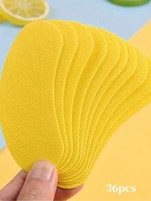 12/24/36/48/60pcs Lemon Scented Shoe Deodorizer, Effectively Controls Foot Moisture And Prevents Odor - Multicolor - View 12