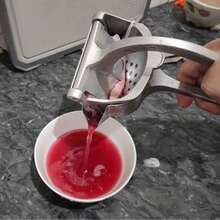 1pc Large Manual Juicer, Multi-Function Hand Press Fruit Juicer With Lemon Squeezer, Lemon Juicer, Efficient Juicing, Easy To Use, Lightweight, High-Quality Material, Juicer, Healthy Lifestyle, Lemon Juicer, Kitchen Appliance, Home Decor, Gift For Her - Multicolor - View 8