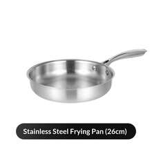 Chảo đáy phẳng chống dính phủ titan, chảo rán titan chịu lực cao dùng trong gia đình. - Xem 9