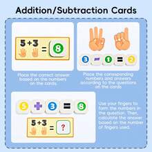Children's Finger Math Learning Toy, Addition And Subtraction Learning Machine, Fun Finger Counting Math Game Box, Number Addition And Subtraction Learning, Early Math Educational Toy For 3+ Years Old Kids, Educational Gift - Multicolor - View 12