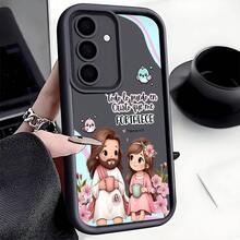 Funda de teléfono personalizada a prueba de golpes con diseño creativo de billete de dólar de Jesús, cubierta protectora antideslizante y gruesa compatible con iPhone, Honor, Redmi, Galaxy, versión internacional, no la versión nacional - Estilo 5 (1 pieza) - Ver 4