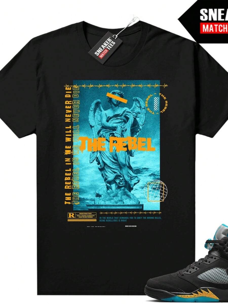 Unisex T-shirts, Skjortor som matchar sneakers, Svarta T-shirts för män, Herrskjortor, Herrkläder, Herrset, Herrskjorta, Herrartiklar, Vardagsklänningar för kvinnor, Damset, Eleganta blusar, Dam-T-shirts, Damklänning - Svart - Visa 1