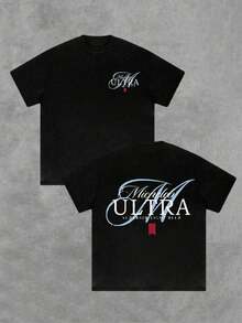 Elegante Camiseta Michelob ULTRA, Celebra la Cerveza Premium - Camiseta con Estampado a Doble Cara,% Algodón - Negro - Ver 5