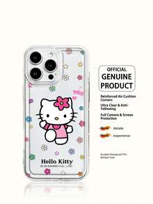 Ốp điện thoại Sanrio trong suốt, quà tặng ngày lễ, chống trượt, chống rơi, chống bám vân tay, dành cho iPhone 17, 17Air, 17pro, 17promax, 11, 12, 13, 14, 15, 16pro, 16promax, 14Plus, 15Plus, 16Plus, 16pro, 16promax, XR - Trong sáng - Xem 1