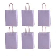 6/12 Túi quà tặng bằng giấy Kraft cổ điển, kích thước 22*16*8cm, kiểu dáng tối giản, thanh lịch, phù hợp làm quà tặng sinh nhật, đám cưới, quà doanh nghiệp, quà ngày lễ. - Xem 18
