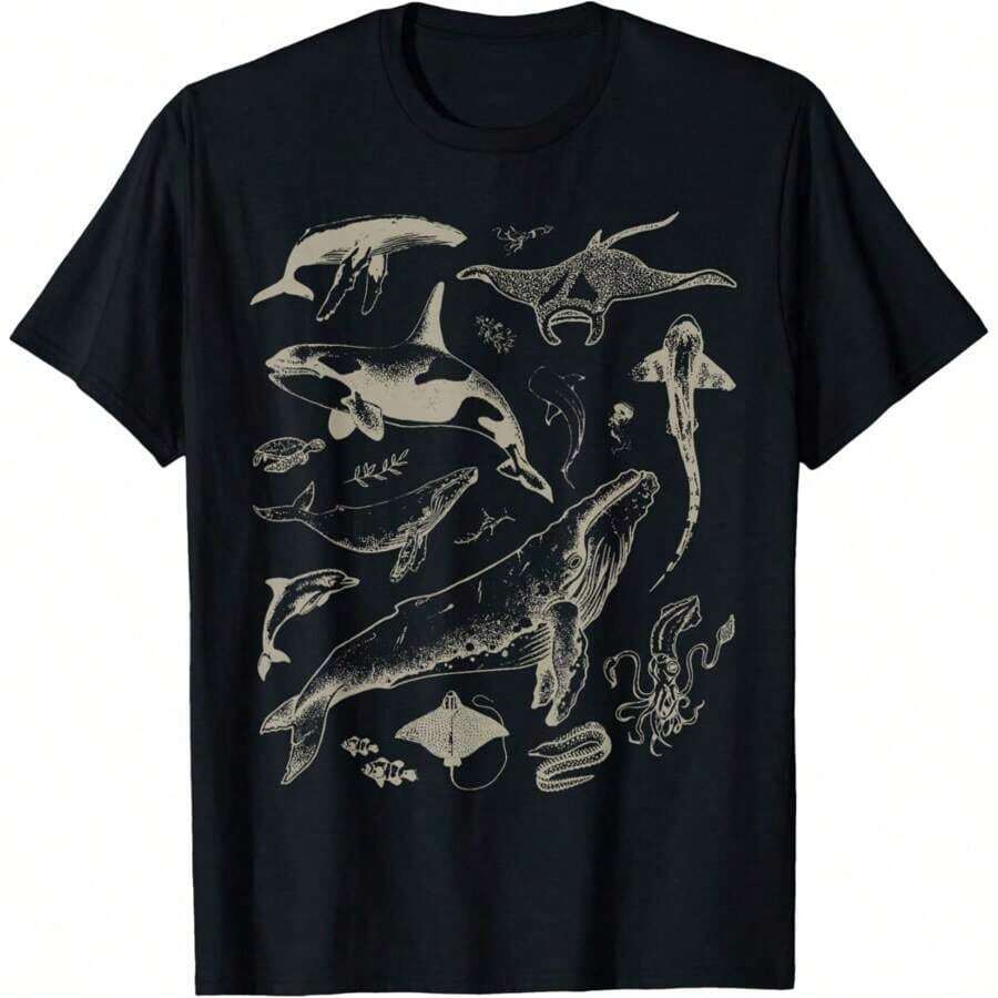 Women T-Shirts - Black - View 1