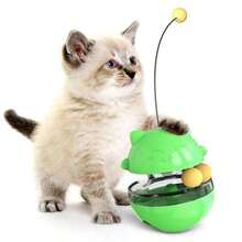 1pc Interactive Swing Cat Toy With Snack Reward, Indoor Smart Cat Entertainment Ball - Multicolor - View 4