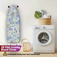 1pc 2D Ironing Board Cover – Easy-To-Clean, Dust-Proof Cover (Ironing Board Not Included). Features An Elastic Edge For Easy Installation, Fits Various Sizes, And Provides Excellent Protection For Your Ironing Board. - A - View 33
