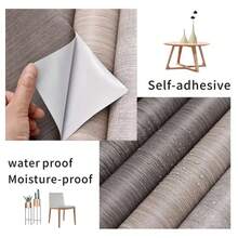 30cm Wide Thick Wood Grain Decorative Wallpaper Waterproof Self-adhesive Vinyl Stickers for Furniture Renovation - hui mu wen - Ver 3