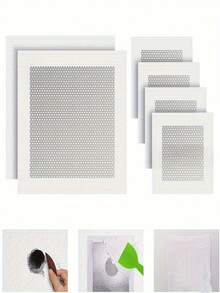 Heavy Duty Metal Wall Repair Patches, Self-Adhesive Drywall Repair Mesh, 15cm Durable Plaster Ceiling Repair Tape, Long-Lasting Home Wall Repair Tool Kit - A - View 3