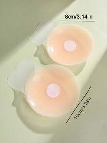 Plus Size 8cm & 10cm Breast Lift Pads - Designed For Full-Cup Support & Natural Lift - Apricot - View 8