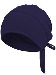 4 piezas de gorros de forro para pañuelo musulmán, gorros de forro para pañuelo islámico con cierre de cordón - sombrero turbante - Ver 11