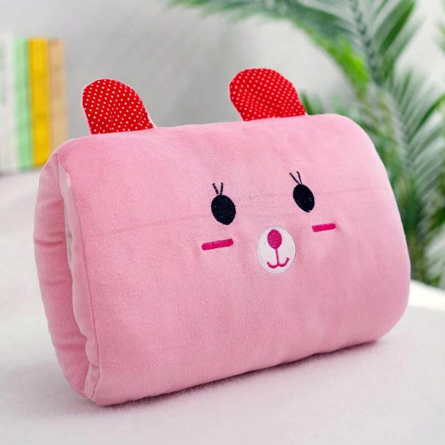Regalo lindo para niños, juguetes de peluche de dibujos animados de invierno, calentador de manos, animales de dibujos animados, almohada suave, cojín cálido para sujetar las manos, regalo.No eléctrico - 07 - Ver 1