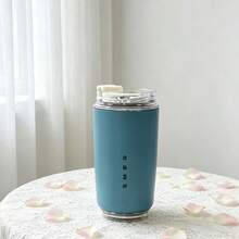 New High-Quality Insulated Tumbler, Office Portable Cup, Coffee Mug, Outdoor Travel Car Cup, Stainless Steel Vacuum Insulated Bottle, Stylish Water Bottle, Portable Double-Wall Insulated Tea, Milk, Coffee Cup, Anti-Scald Drinking Cup - Multicolor - View 5