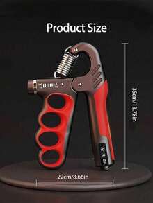 5-100kg Adjustable Grip Strengthener, Fitness Wrist Trainer, Hand Grip Exerciser, Muscle Recovery, Fitness Hand Strength Training Gym Accessory, Sports, Gym, Home Workout. Perfect Father's Day Gift. - Multicolor - View 2