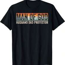 God's Protector T-Shirt For The Day Of The Christian Believer - 黑色 1 - 查看 7