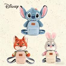 Disney 1pc Stitch Backpack Judy Backpack Birthday Gift Outdoor Leisure Backpack School Backpack Souvenir - Multicolor - View 2