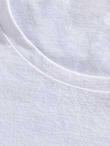 1ª Camiseta Impresa Feliz Día del Padre, Camiseta para Hombre, Camiseta de Verano Casual de Manga Corta TVBK - Blanco - Ver 5