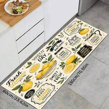 1pc Lemon Pattern Absorbent Drying Mat, Kitchen Decor Coffee Machine Pad, Beverage Coaster, Bowl Dish Drying Mat, Handmade Coffee Pot Drainer, Kitchen Floor Mat, Placemat, Tabletop Dish Drying Pad, Breakfast Mat, Heat-Resistant Anti-Slip Drying Mat, Diatomite Draining Pad, Hides Stains, Super Absorbent Kitchen Mat, Easy To Clean Dish Rack Mat, Suitable For Kitchen, Dining Table, Cafe, Bar, Holidays, Parties, Home Decor, Holiday Gifts - Multicolor - View 15