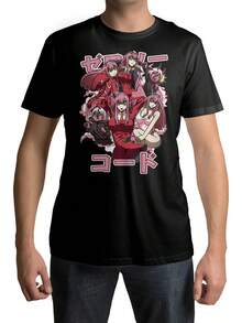 Playera Anime  - Zero Two &0163va - Negro - Ver 2