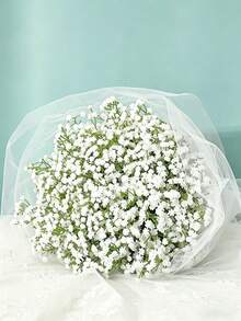 3/6/12/24支装白色人造满天星，抗紫外线，易于养护，适用于婚礼、DIY生日派对、情人节、婚礼花艺摆设、家居装饰、节日装饰 - 彩色 - 查看 8